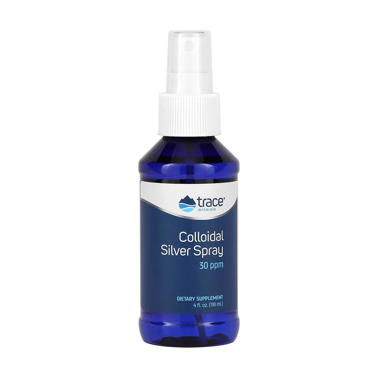 Колоїдне срібло Trace Minerals Colloidal Silver Spray в спреї, 118 мл